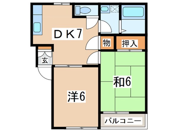 クレストたまプラーザの物件間取画像